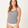Stinson Tankini: Navy Stripe
