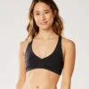La Jolla Reversible Top : Black/Black