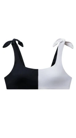 Sandhaven Colorblock Top: Black/White -Carve Active Deals Store BTTS16 045