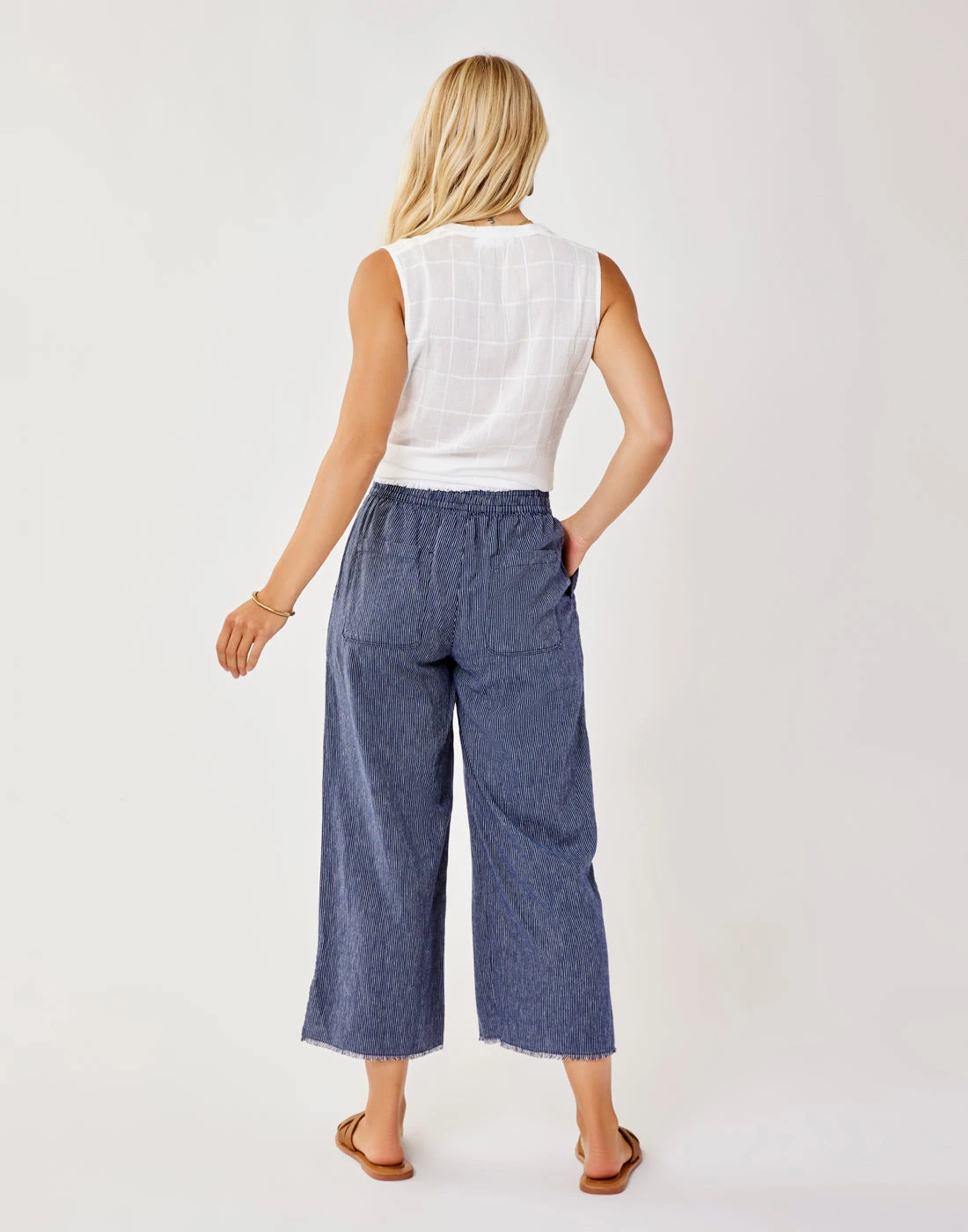 Blake Pant: Navy Stripe 3 Blake Pant: Navy Stripe - Image 3