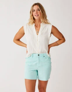 Oahu Hi Rise 6" Short: Sea Glass