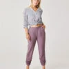 Avery Beach Pant: Dark Fawn