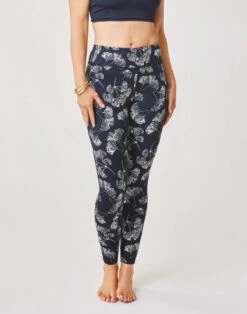 Saluda Compression Tight: Black Ginkgo -Carve Active Deals Store ahtfyffkss4pa3ntn4uf