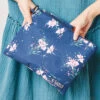 Faye Zip Pouch: Bouquet