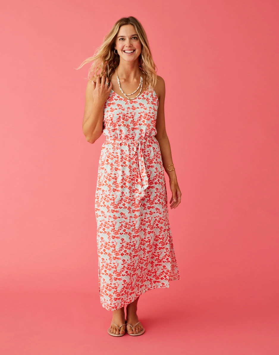 Macy Dress: Grapefruit Bloom 2 Macy Dress: Grapefruit Bloom - Image 2