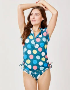 Dawson Heritage Rashguard: Retro Dots