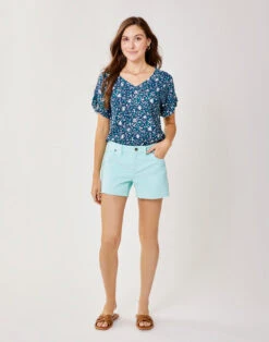 Oahu 4" Short: Sea Glass