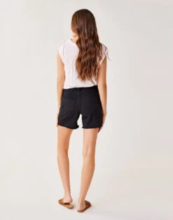 Maui Hi Rise 6" Short: Black -Carve Active Deals Store dsh8eiuhloa46816shpc