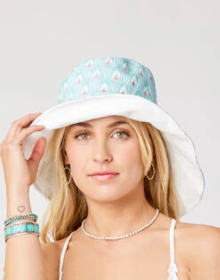 Reversible Bucket Hat: Cinema/Cloud