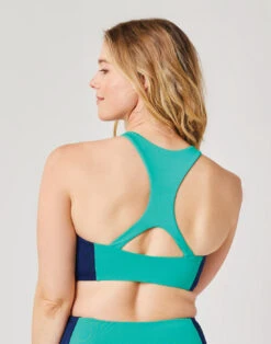 Sanitas Colorblock Top: Fern W. Navy -Carve Active Deals Store ezxuj90ktiulkaymrwy9