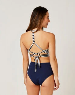 Erin Reversible Bottom: Navy Stripe/Navy 12 Erin Reversible Bottom: Navy Stripe/Navy -Carve Active Deals Store fouwkcngsfqrkswr1sjj