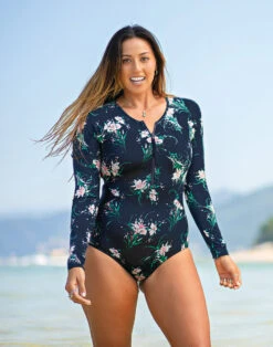 LS All Day Onesie: Bouquet