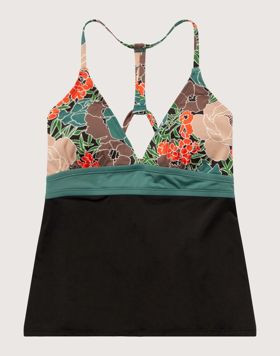 Dahlia Tankini: Jardin W. Black 4 Dahlia Tankini: Jardin W. Black - Image 4