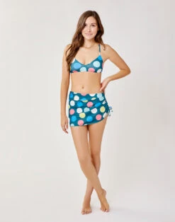 Hoku Heritage Swim Skirt: Retro Dots