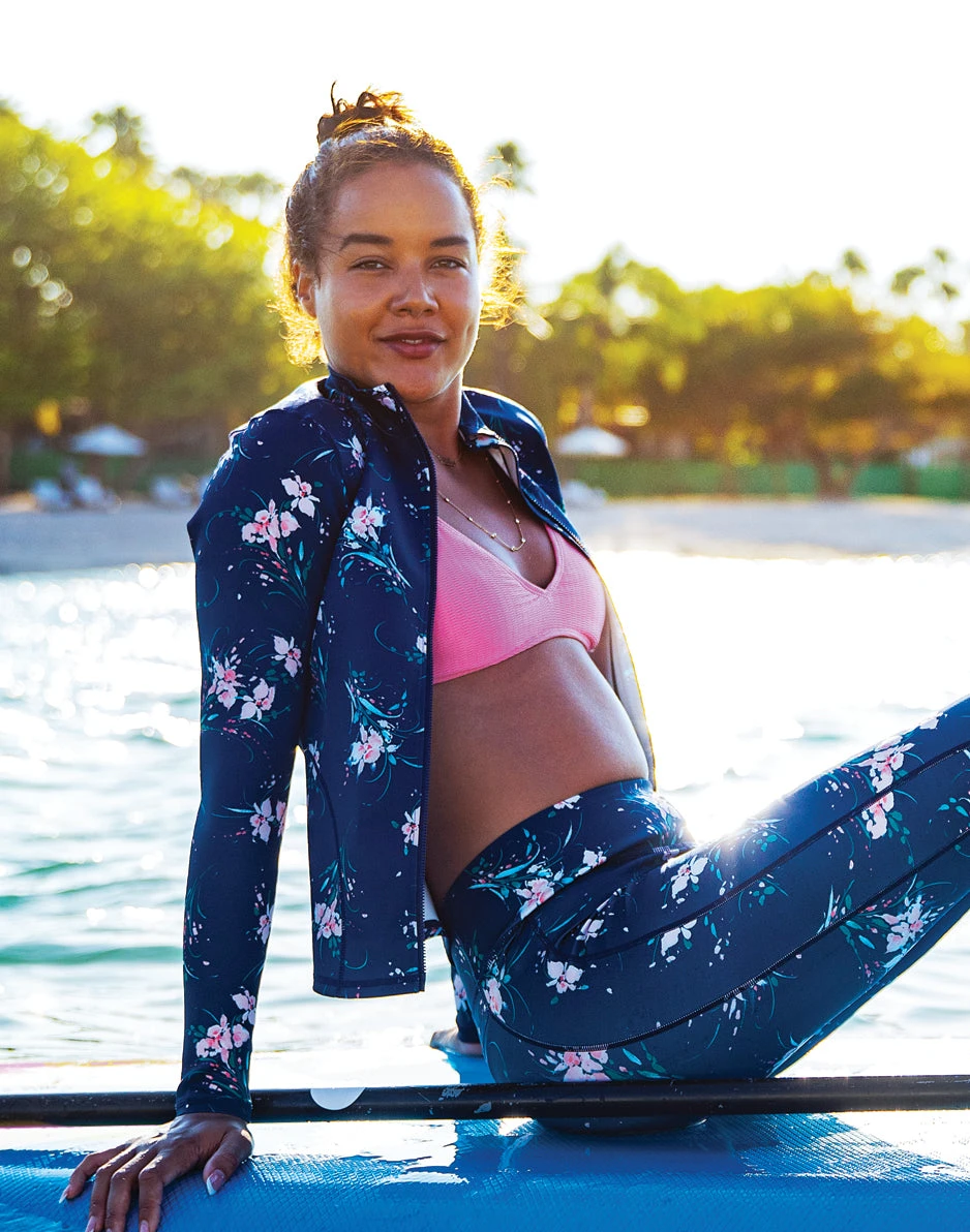 Stella Zip-Up Jacket: Bouquet 1 Stella Zip-Up Jacket: Bouquet