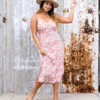 Macy Dress: Grapefruit Bloom