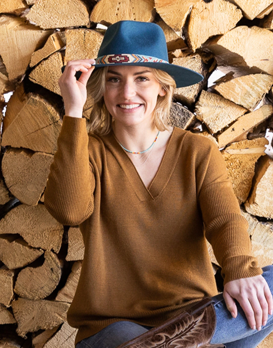 Kass Hat: Teal 1 Kass Hat: Teal