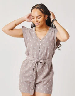 Remi Romper: Dark Fawn Dakota -Carve Active Deals Store kmgwtaffwhydwvgwf9wu