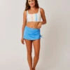 Hoku Swim Skirt: Bluebay