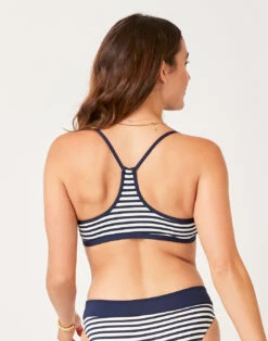 Stinson Top: Navy Stripe -Carve Active Deals Store m0uxaiontamxhibz2b7w
