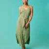 Macy Dress: Olive