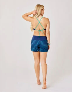 Borneo Short: Navy W. Fern Stripe -Carve Active Deals Store mylijimbaratbwqvxrbn