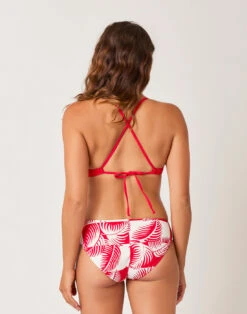 St. Barth Reversible Bottom: Checkered Palm/Hot Red -Carve Active Deals Store o9kejgcpnkkhkokrjpju
