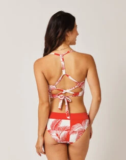 Stinson Bottom: Checkered Palm W. Hot Red -Carve Active Deals Store p5spanvfo2v8lm3alzdi