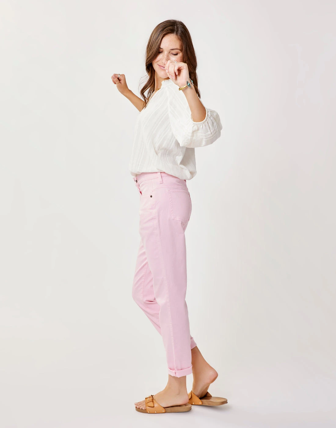 Carson Hi Rise Jean: Blossom 2 Carson Hi Rise Jean: Blossom - Image 2