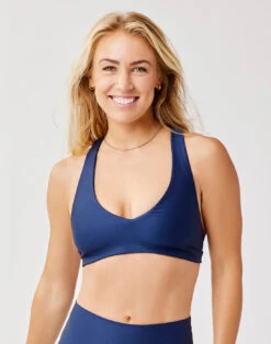La Jolla Compression Top: Navy