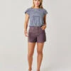 Oahu Hi Rise 4" Short: Dark Fawn