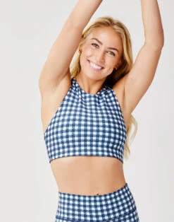 Sanitas Compression Top: Gingham