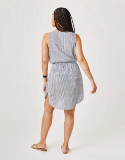 Coastal Cover Up: Navy Milos Stripe -Carve Active Deals Store rwtzdz7zoohips9qpueh
