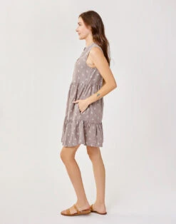 Nellie Linen Dress: Dark Fawn Dakota -Carve Active Deals Store uckkljdorqsjtqqooy6b