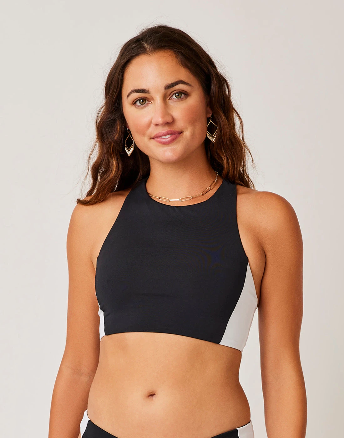 Sanitas Colorblock Top: Black/White 1 Sanitas Colorblock Top: Black/White