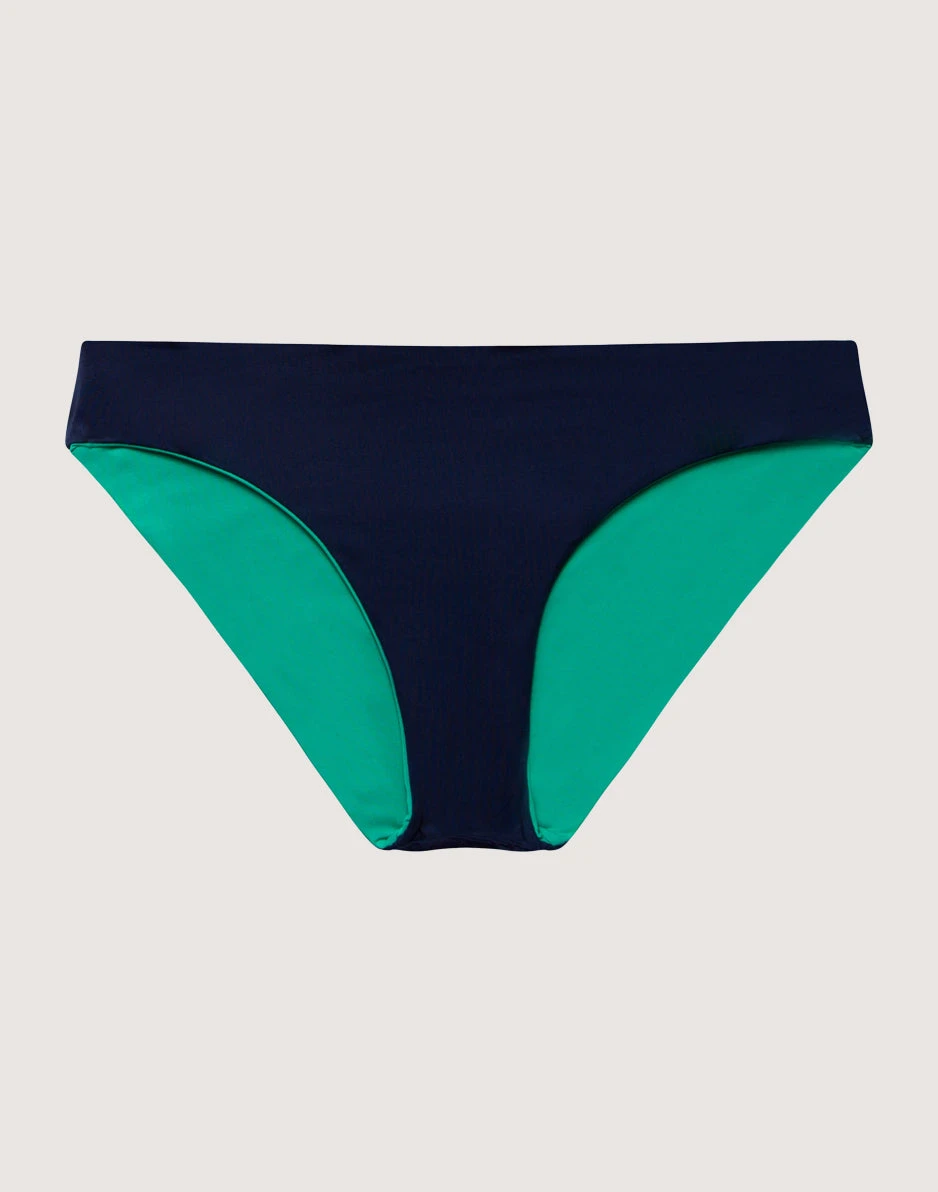 St. Barth Reversible Bottom: Navy/Fern 5 St. Barth Reversible Bottom: Navy/Fern - Image 5