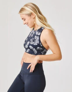 Sanitas Compression Top: Black Ginkgo -Carve Active Deals Store vktu7vft9uagriusk88j