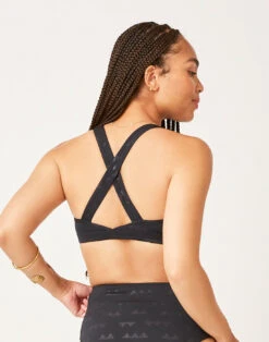 Palisades Top: Black Cascade Embossed -Carve Active Deals Store vztj3wkbxb6lxl3hxu8p