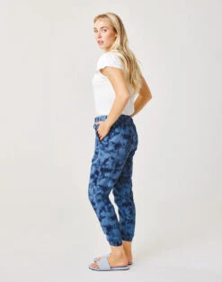 Calista Pant: Navy Tie Dye -Carve Active Deals Store w2yfcfnxcbtscmpbtjwz