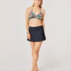 Malia Swim Skirt: Black