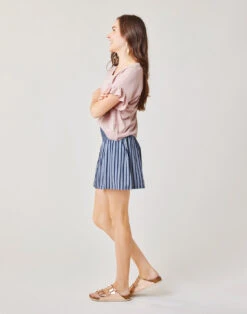 Leah Short: Navy Stripe -Carve Active Deals Store x5fk4cacznswy5c4pu17