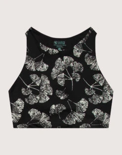 Sanitas Compression Top: Black Ginkgo -Carve Active Deals Store xb5eu4hxwlrl4wcjbp9b