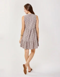 Nellie Linen Dress: Dark Fawn Dakota -Carve Active Deals Store xr3nsrpdzonlj5quxxnm