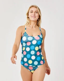 Stinson Heritage Tankini: Retro Dots